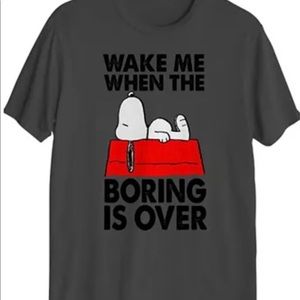 Snoopy Wake Me When the Boring is Over